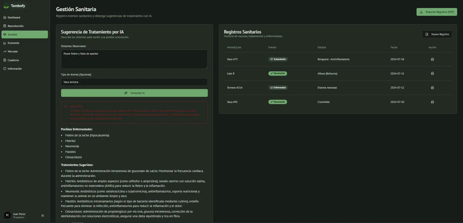 Captura de pantalla de Tambofy 3