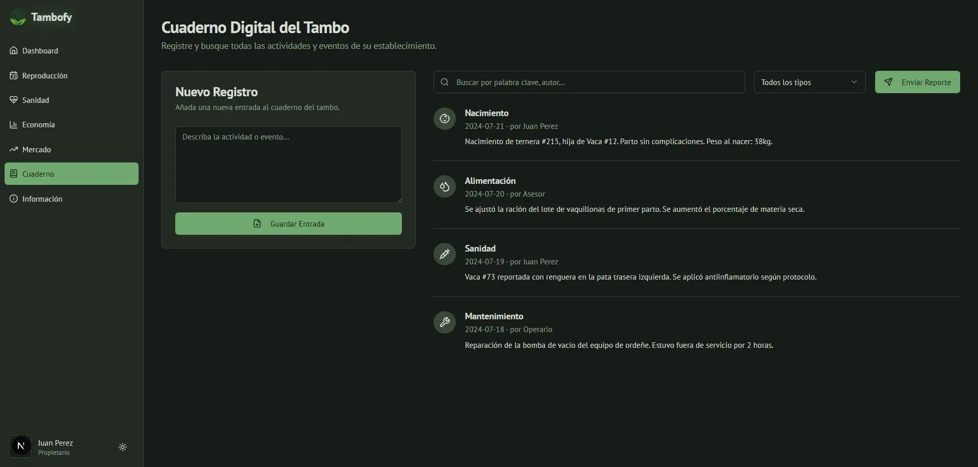 Captura de pantalla de Tambofy 6